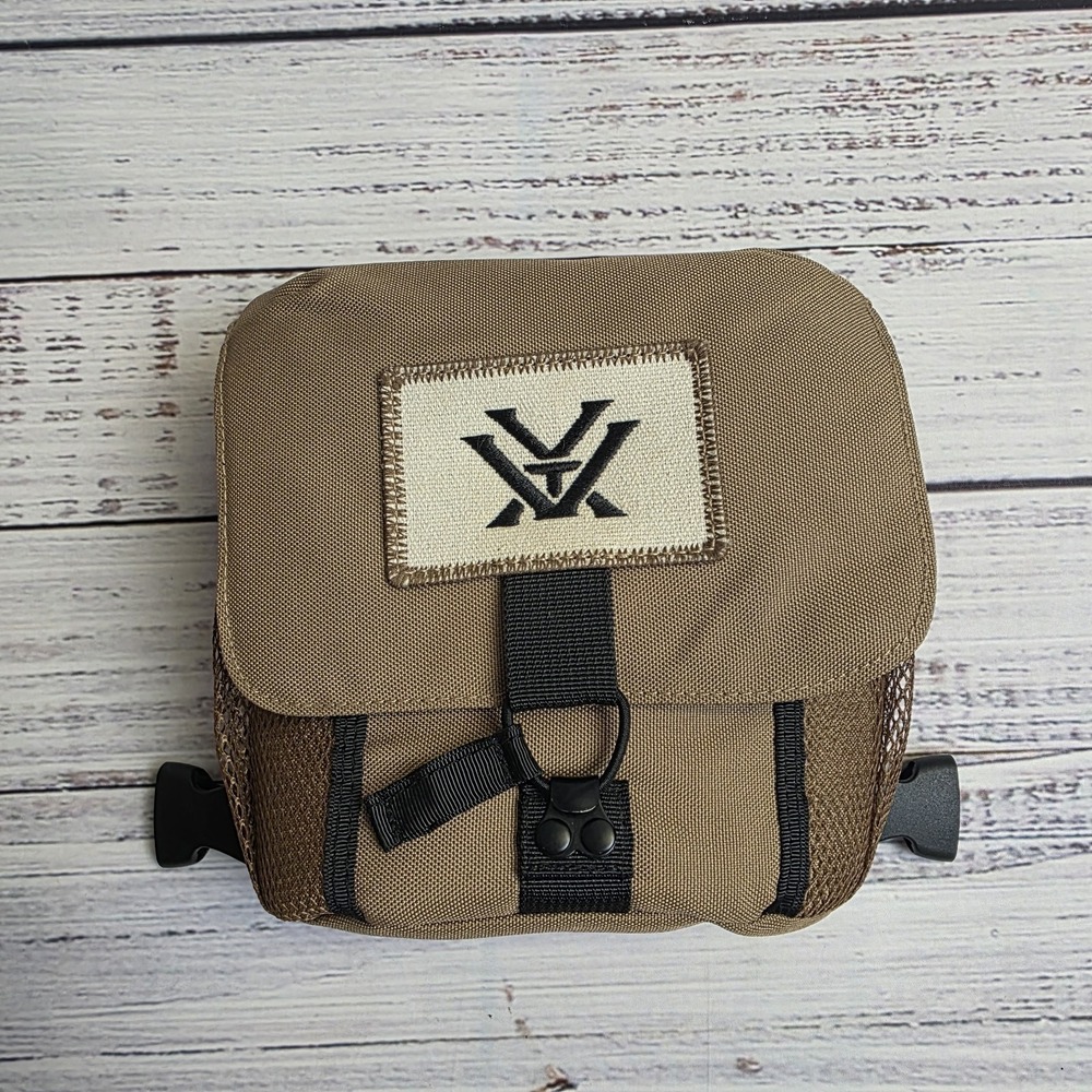 Vortex Glasspak Binocular Harness Coyote Brown Bag Carry Backpack Case & Keepers